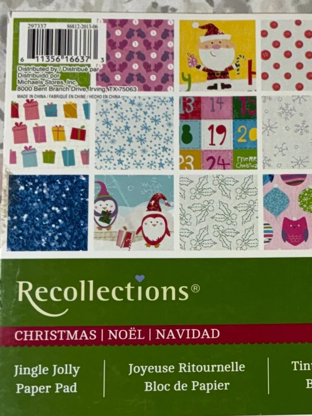 Recollections Christmas Variety Paper Pack - 12